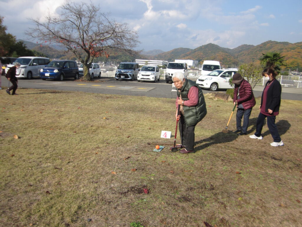 [明神デイ] グループ合同グランドゴルフ大会 [優勝したもんね～✌]