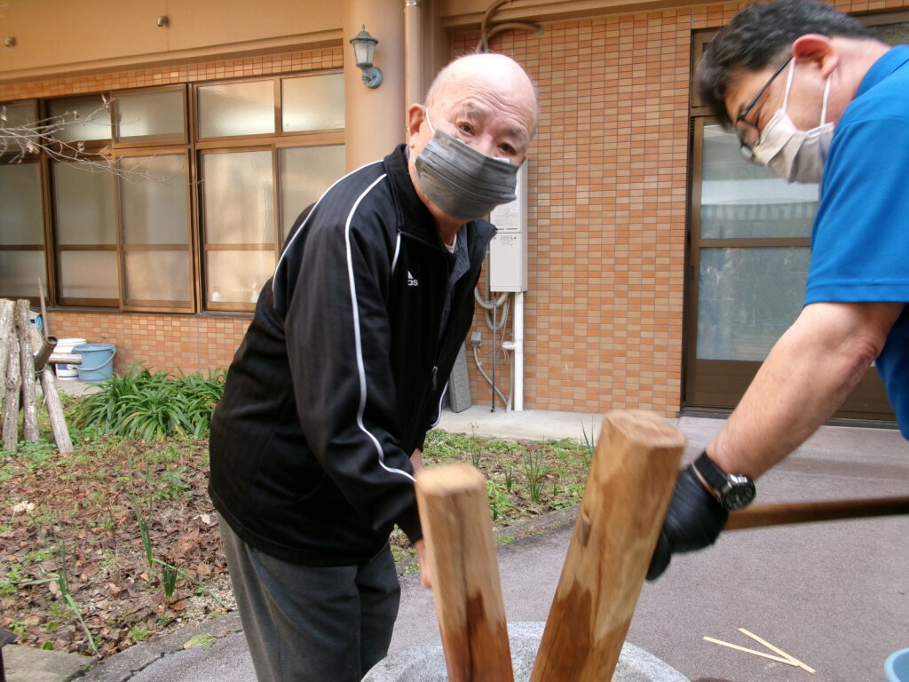 餅つき